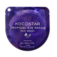 Гидрогелевые патчи для глаз Тропические фрукты (Ягоды Асаи) Kocostar Tropical Eye Patch (Acai Berry) Single 2 пары