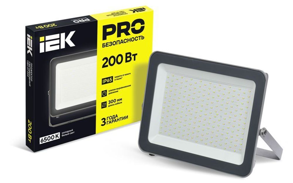 Прожектор светодиодный 07-200 IP65 сер. IEK LPDO701-200-K03