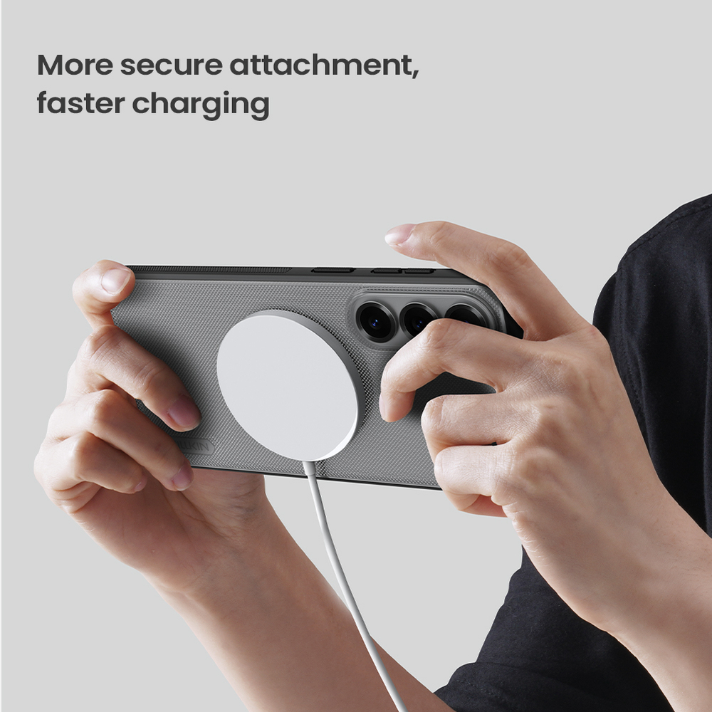 Чехол тонированный c MagSafe для Samsung Galaxy S26+ Плюс, серия Super Frosted Shield Pro Magnetic (Clear version) от Nillkin