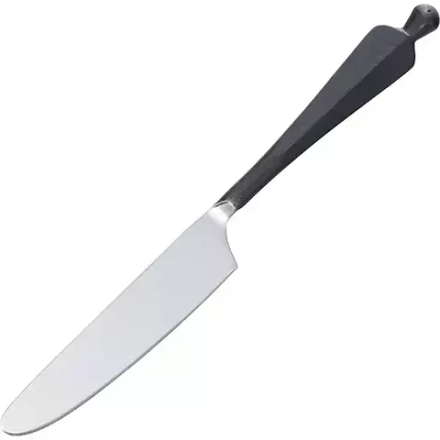 Нож столовый «Концепт №1» сталь нерж. ,L=23см черный,металлич
