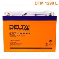 Аккумуляторная батарея Delta DTM 1290 L (12V / 90Ah)