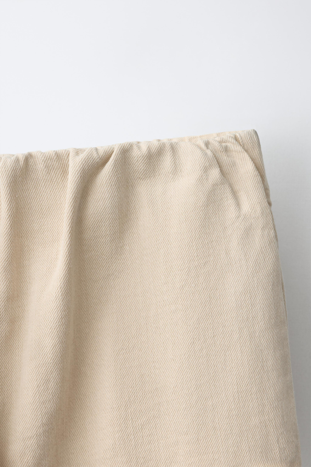 ZARA БРЮКИ BAGGY, БЕЖЕВЫЙ