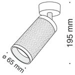 Потолочный светильник Technical C034CL-01W