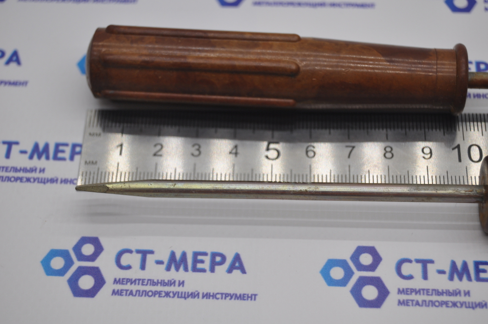 Отвертка шлицевая плоская (минусовая) 200х5.4х0.8мм (Карболитовая ручка) СССР