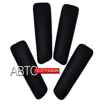 Мягкие накладки на ручки дверей Renault Duster (2010-2021) из экокожи