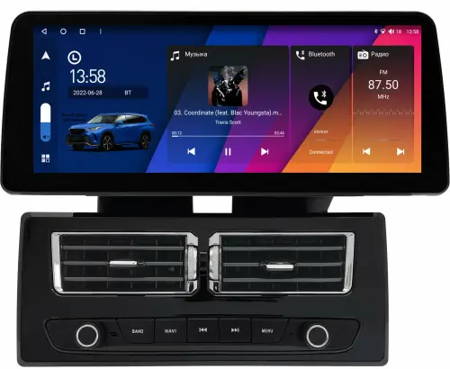 Магнитола для BMW 3-серия (E46) 1998-2006 - Canbox H-Line 3050 монитор 12.3" QLED в стиле BMW на Android 10, Быстрая, ТОП-процессор, CarPlay, 4G SIM-слот