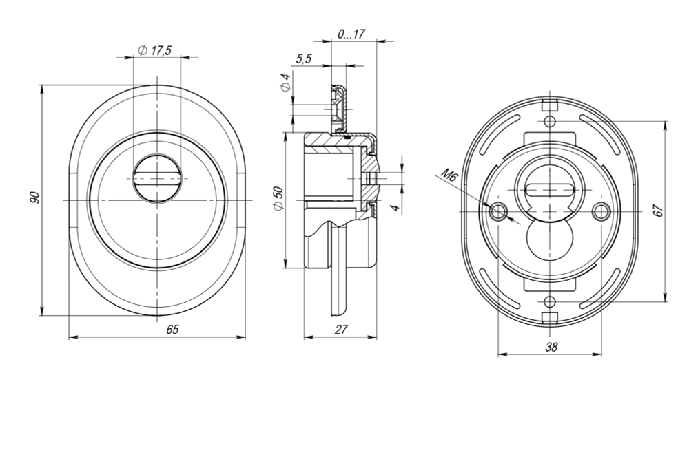 Броненакладка DEF.ECO/OV.4825 (DEF 4825 eco) BL-24 черный
