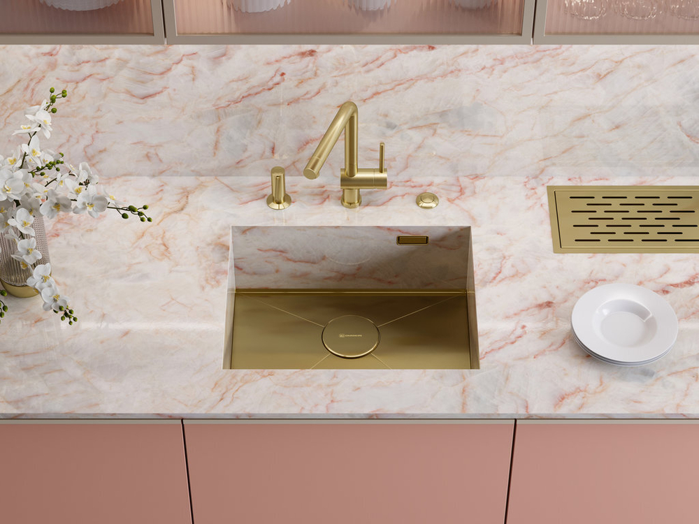 Мойка Omoikiri Kasen 54-16-INT-GM нерж. сталь | Вороненая сталь