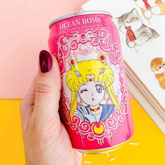 Газированный напиток Сейлор Мун OceanBomb Pomelo 330мл. (Китай)