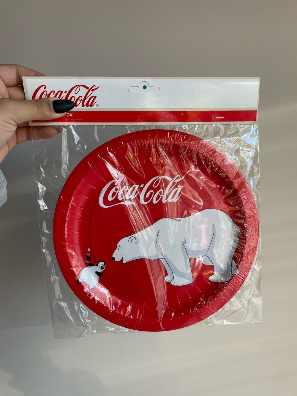 Тарелки "Сoca-Cola" Белый мишка