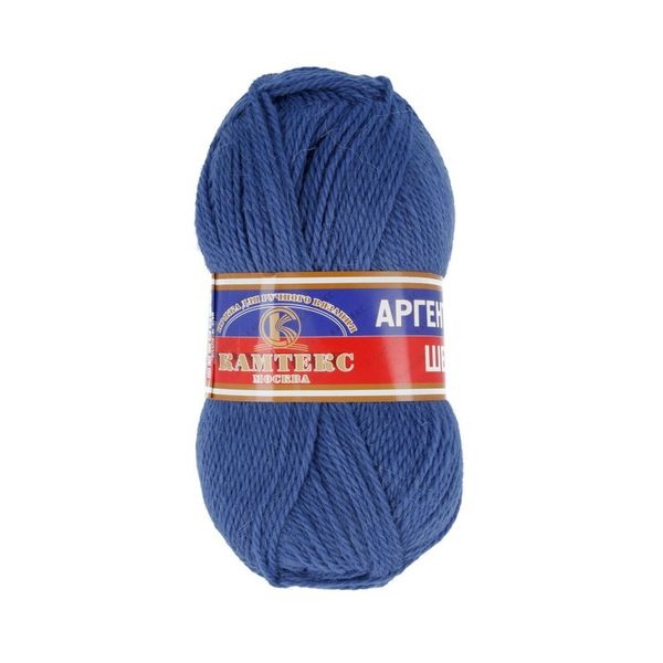 Пряжа Камтекс Аргентинская шерсть / уп.10 мот. по 100 г, 200 м, цв.022 джинса