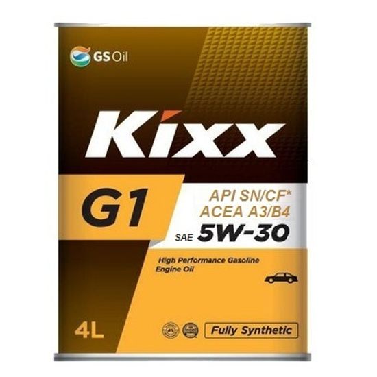 KIXX G1 5W-30 масло моторное полусинтетическое API SN/CF, ACEA A3/B4 (4 Литра)