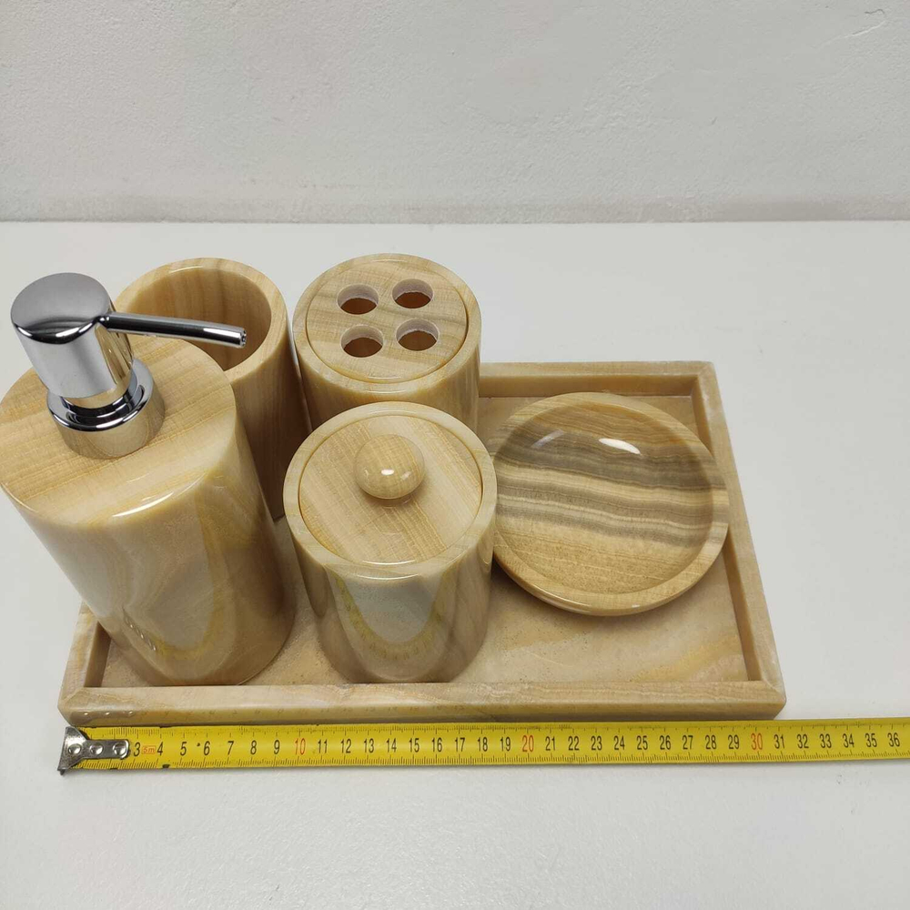 Набор из оникса 8 предм SEA Set Sunset NO-6225 прямоуг