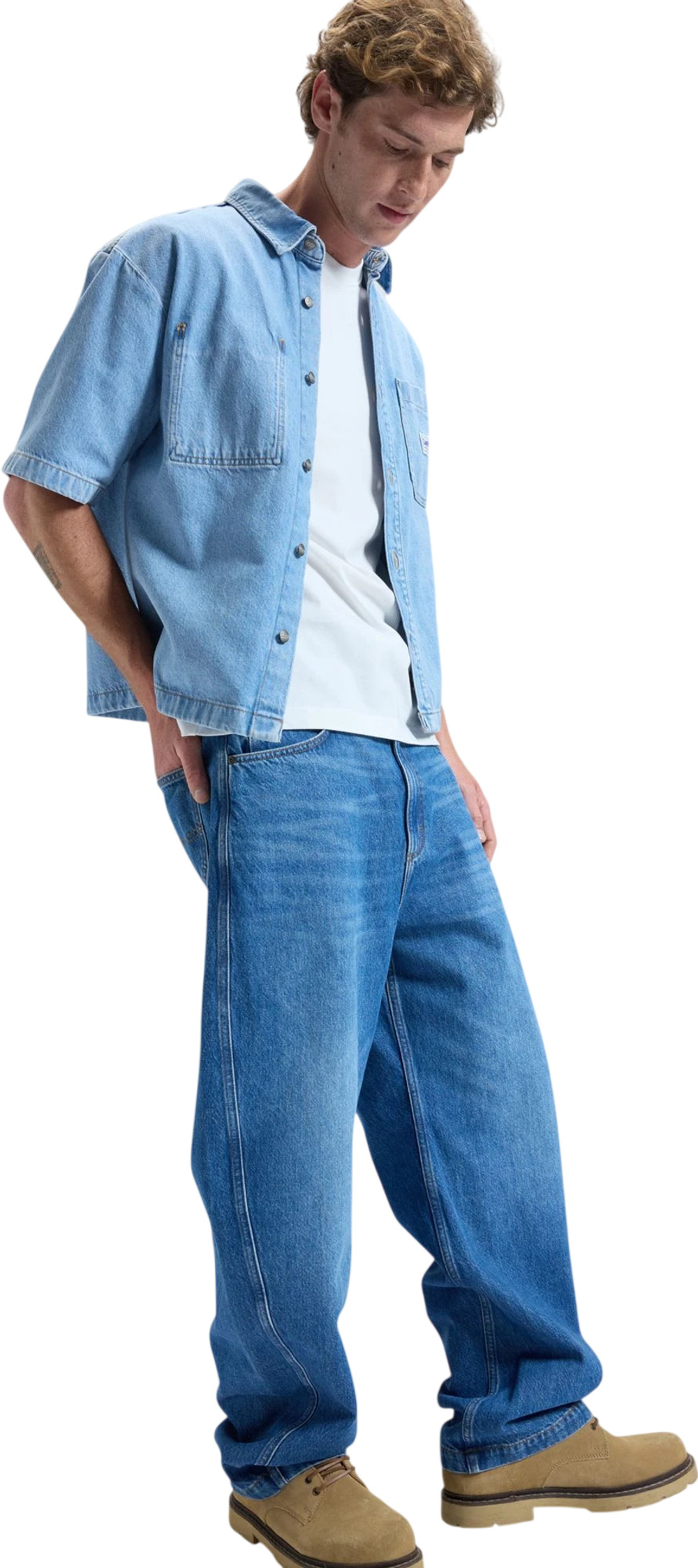 Рубашка мужская LEE SS WOKWEAR SHIRT JUST ME