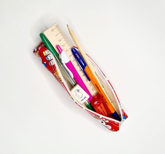 Пенал школьный с наполнением, 7 предметов