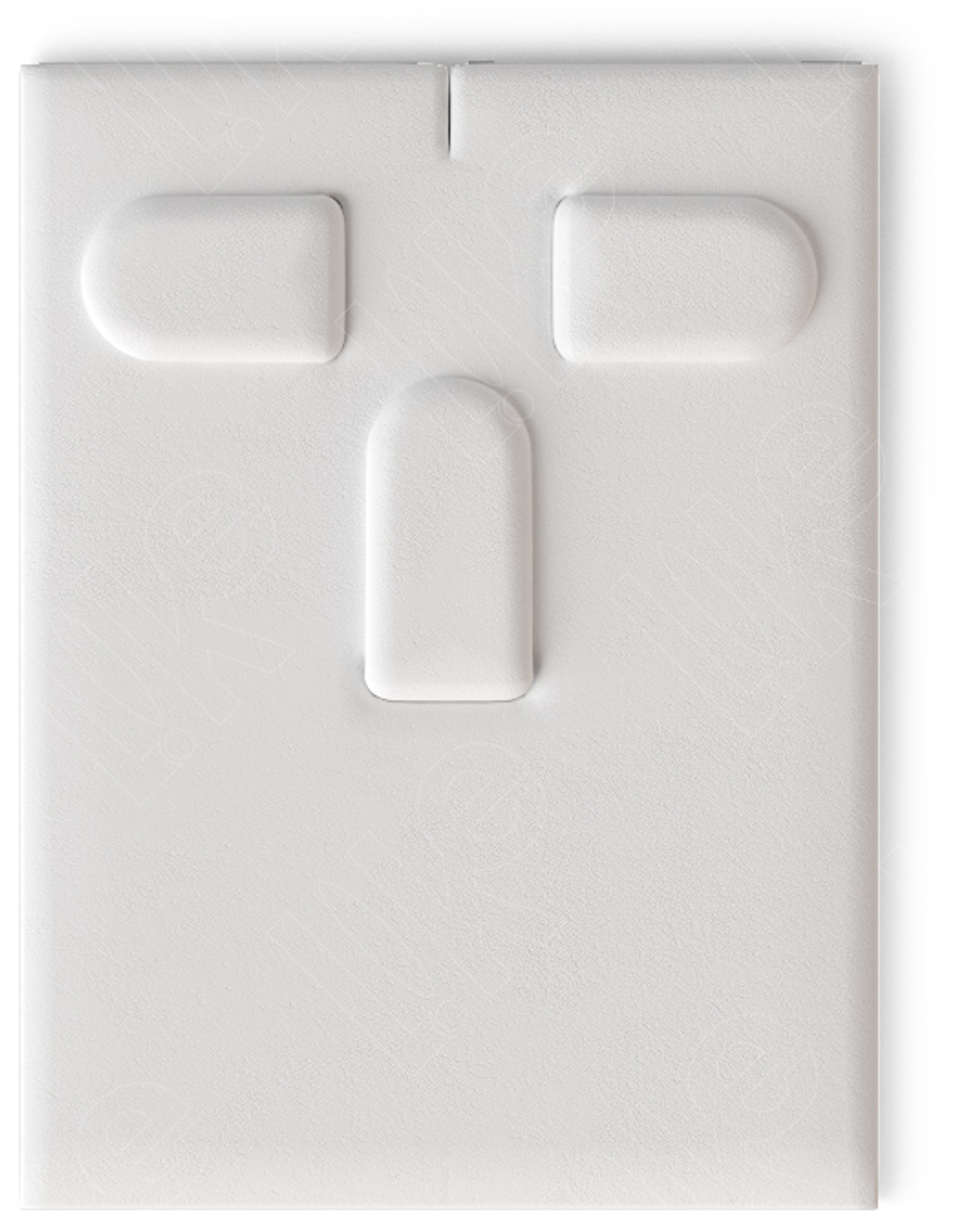 Вкладыш 08/наклонный/для гарнитура/3 язычка/прорезь для нитки