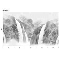 Пейзаж Водопад панно