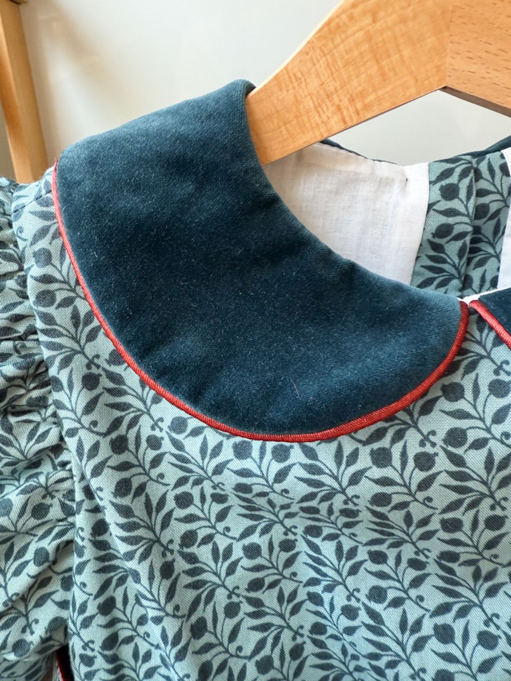 Хлопковое платье Masa с мишкой, 116-122