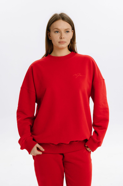Толстовка Mazzika Unisex удлиненная, цвет красный