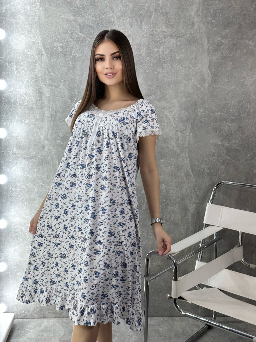 Сорочка с крылышками 0011-1В (гол)