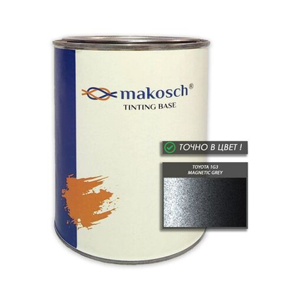 Автоэмаль makosch/TOYOTA 1G3, Базовая эмаль, серый, перламутр, 800мл.