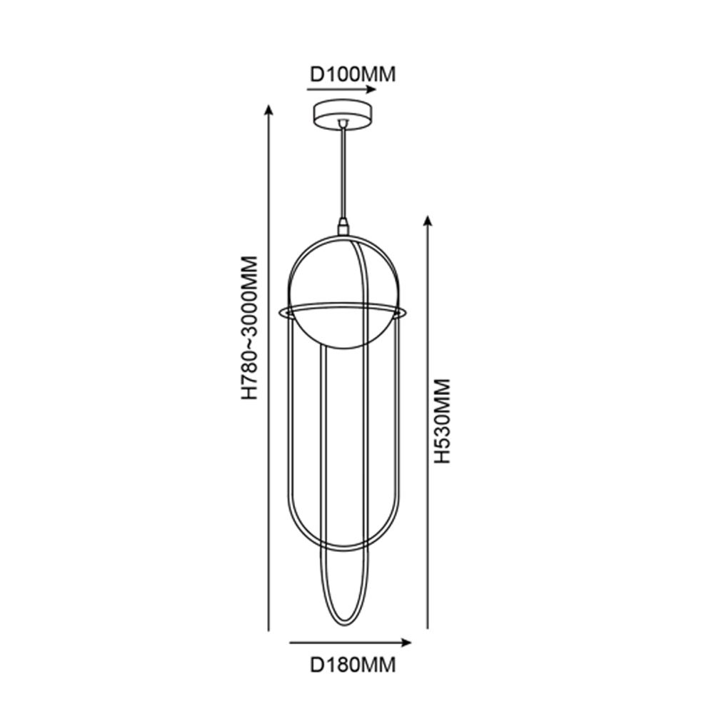Подвесной светильник ASCENT
