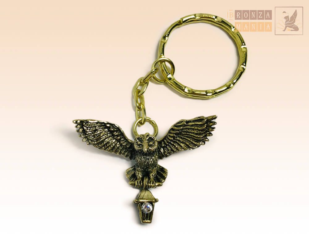 брелок Сова с фонариком