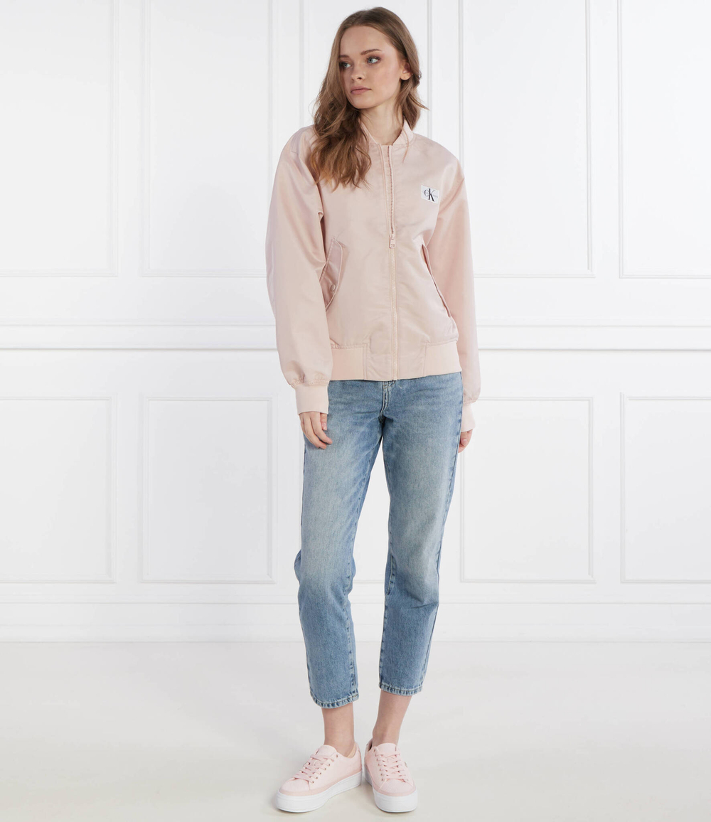 Куртка бомбер CALVIN KLEIN JEANS - пудро-розовый(J20J223034)