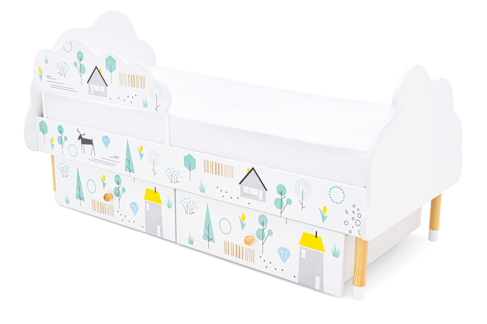 Детская кровать Бельмарко Stumpa Облако Ферма