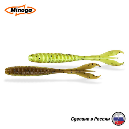 Силиконовая приманка "Minoga" PULSAR 6,0"(4шт) 152мм, 10 гр, цвет 109