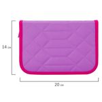 Пенал TIGER FAMILY с наполнением, 1 отделение, 2 откидные планки, 31 предмет, "Rainbow Sorbet", 20х14х4 см, 228947, TGRW-011C1