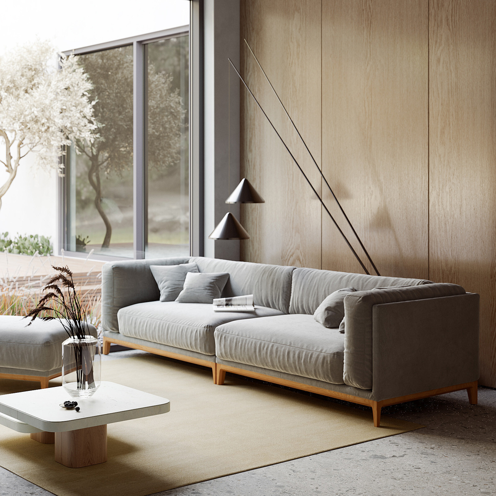 4-х местный нераскладной диван Case 903/905/904