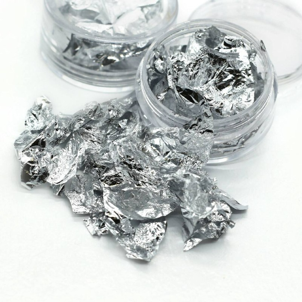 Кондитерское серебро, хлопья