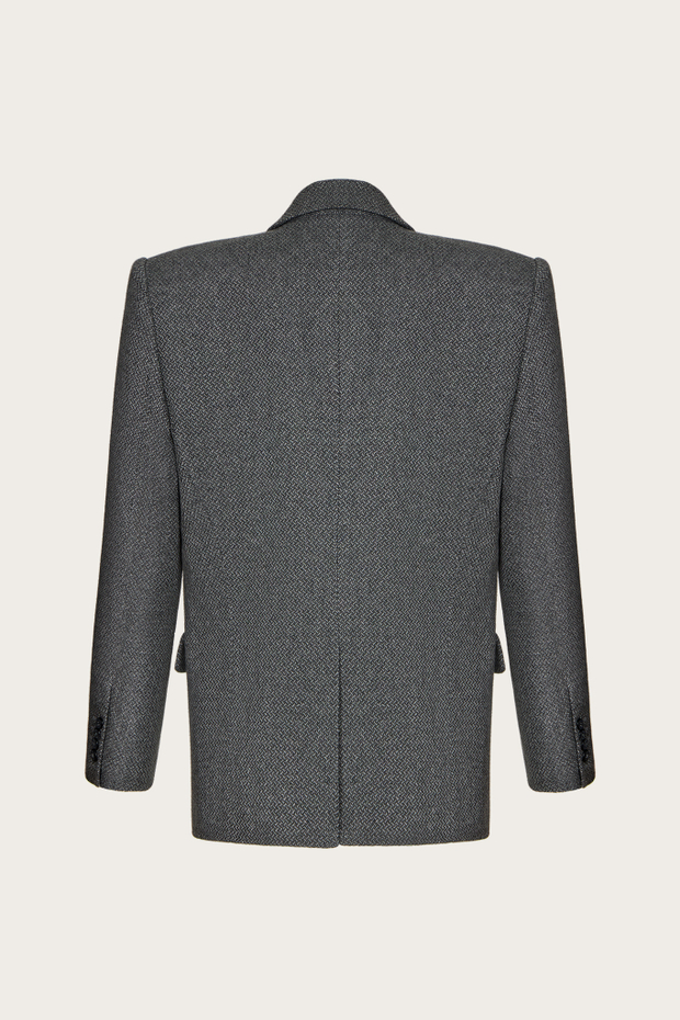 ЖАКЕТ ИЗ СЕРОГО КАШЕМИРА