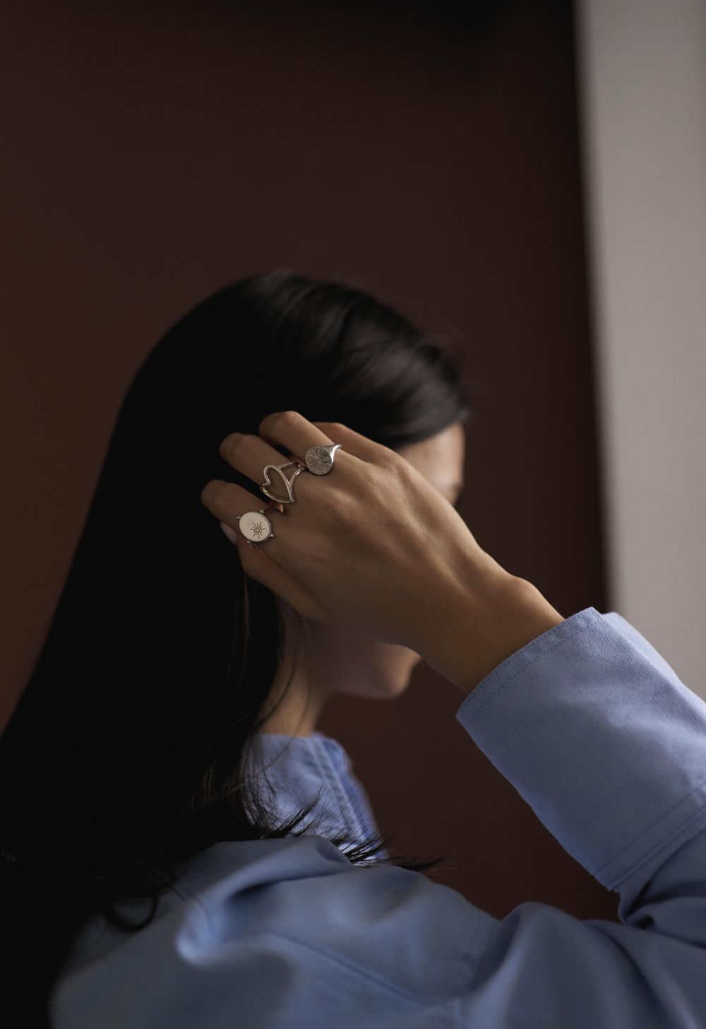 Кольцо-перевертыш Зеркало гармония