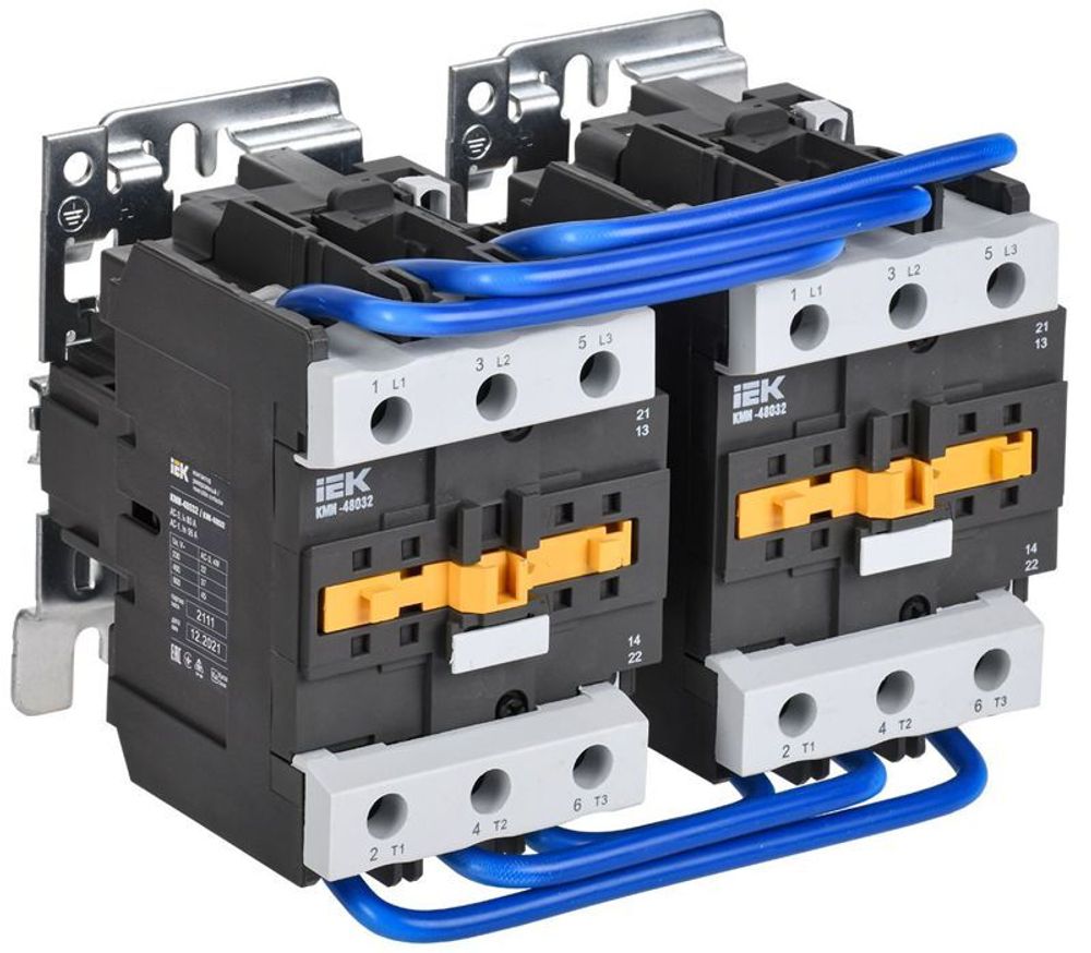 Контактор КМИ-48032 реверс 80А 400В/АС3 2НО 2НЗ KARAT IEK KKM43-080-400-22-1