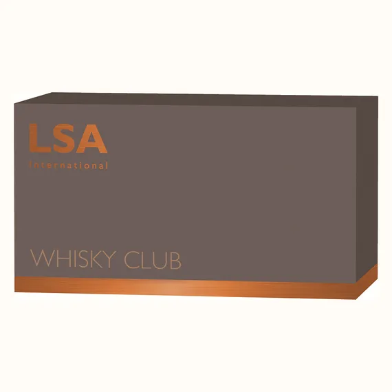 Набор из 2-х низких стаканов Whisky Club 230 мл коричневый