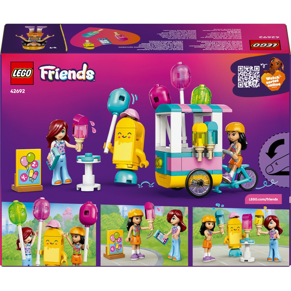 Конструктор LEGO Friends 42692 Стойка с мороженым и шарами арт. 42692 107 дет — фото 4