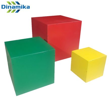 Набор Кубов цветные (3 элемента)