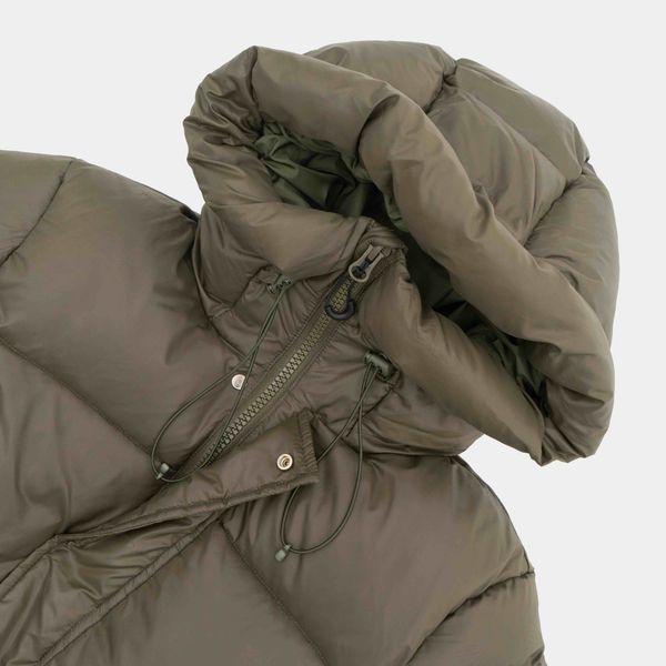 Пуховик FW24 Puffer Long темный хаки - фото 2