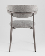 Стул обеденный Ayla серый серые ножки