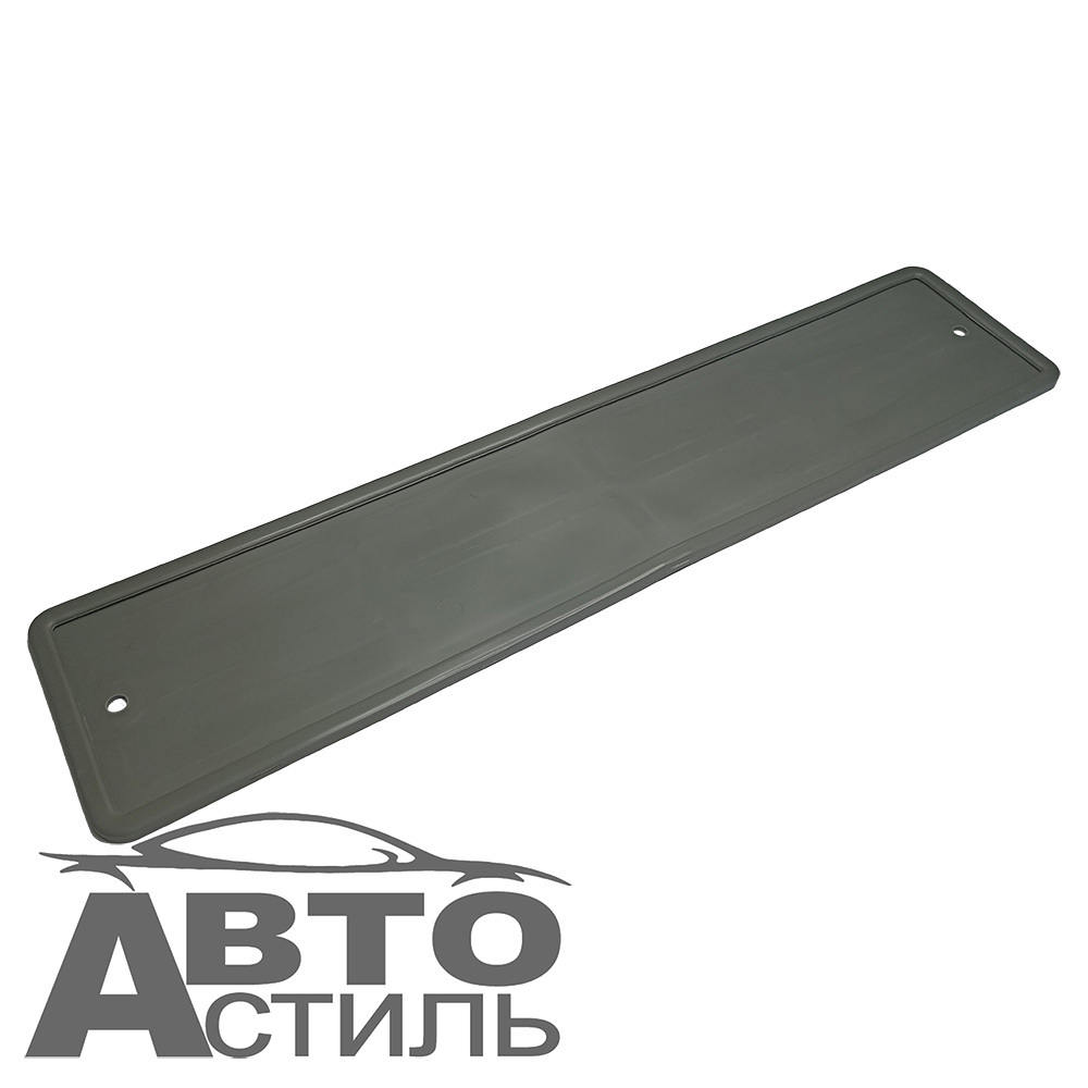 Рамка под номер СИЛИКОН серая 726991с