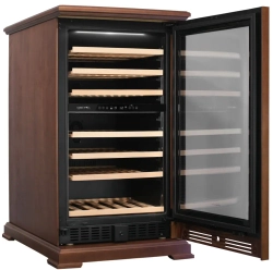 Винный шкаф двухзонный Meyvel MV77PRO-KBT2 (Итальянский орех)