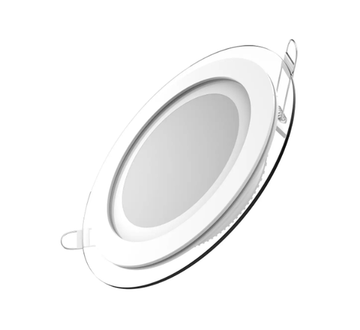 Круглый светильник с декоративным стеклом Gauss 12W 3000K 947111112