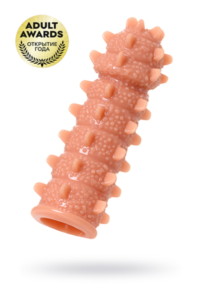 Насадка Kokos с дополнительной стимуляцией телесная 14,7 см