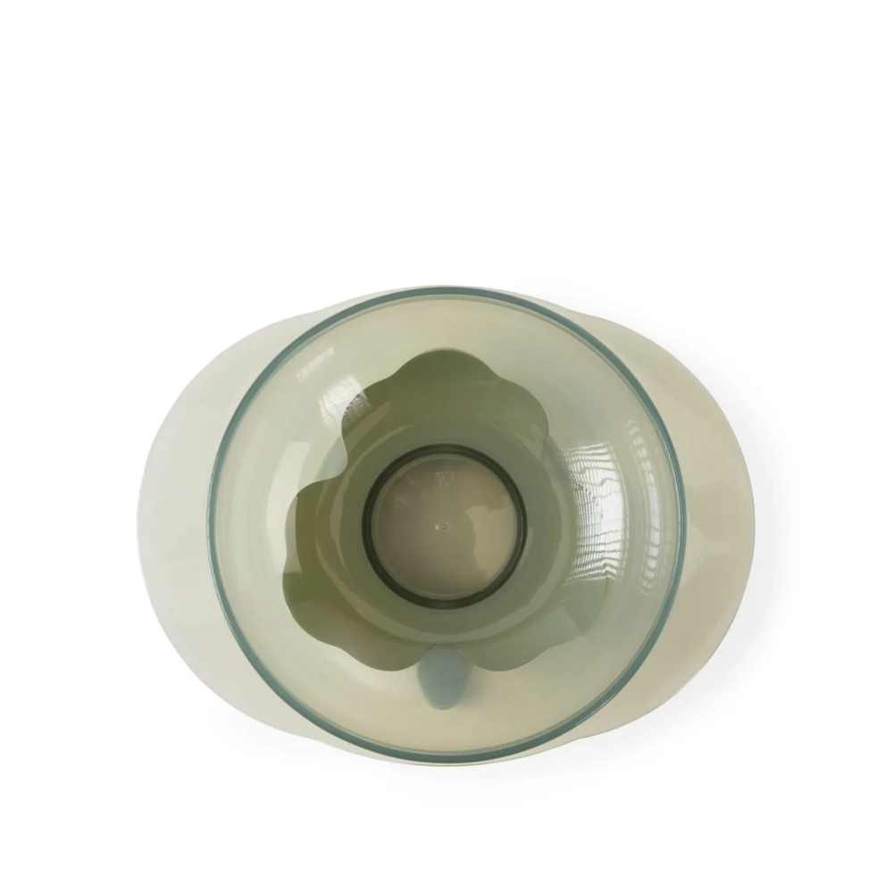 Тарелка Happy Baby на присоске с крышкой 15002 зеленый