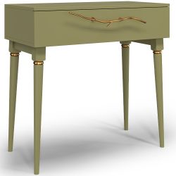 Консоль Арт Колор matte Классик Голд Зеленая олива матовая