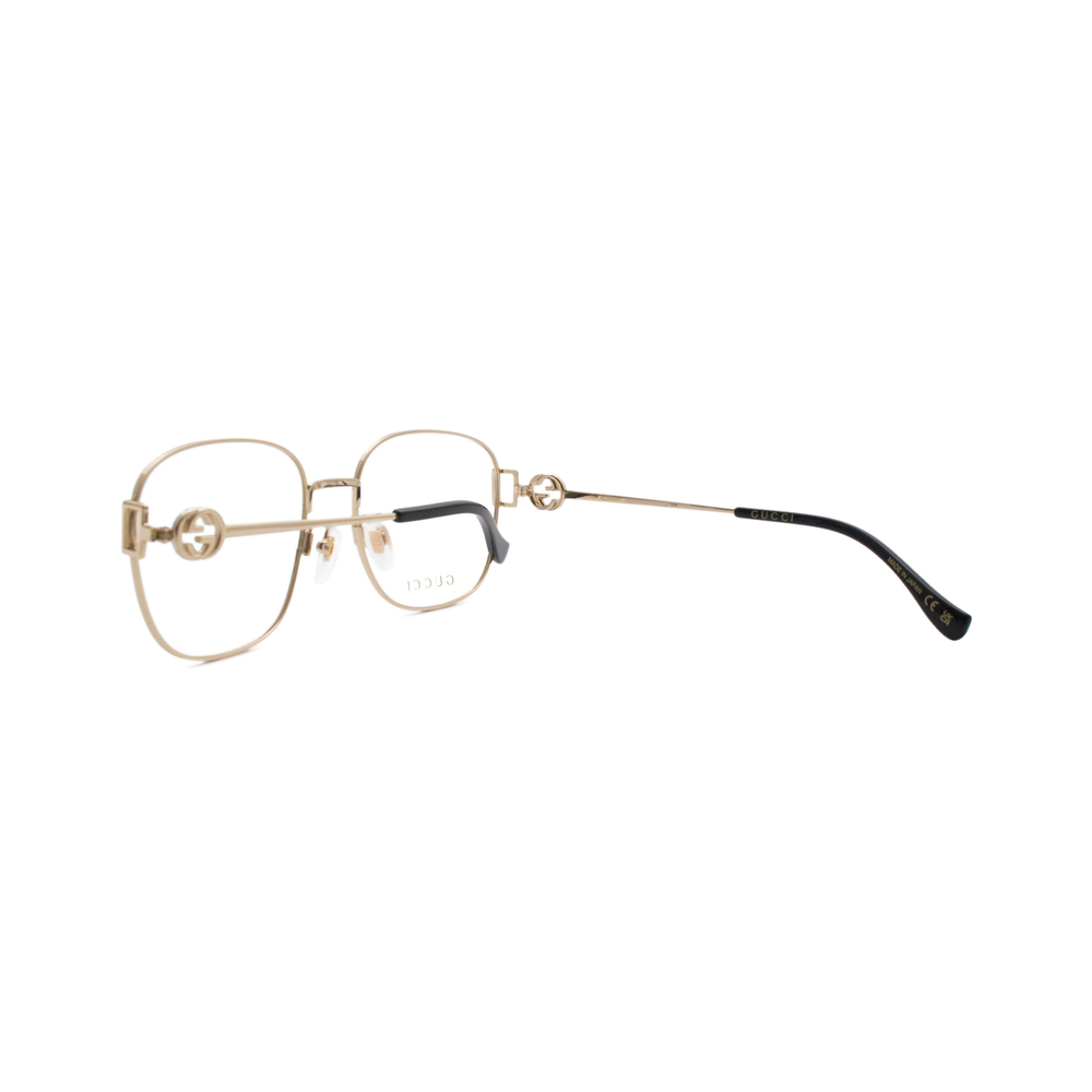 Оправа квадрат Gucci GG1209O-001 золотая с черным