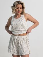 Костюм домашний с шортами Мила (бежево-голубой) К15213-1М LT Collection