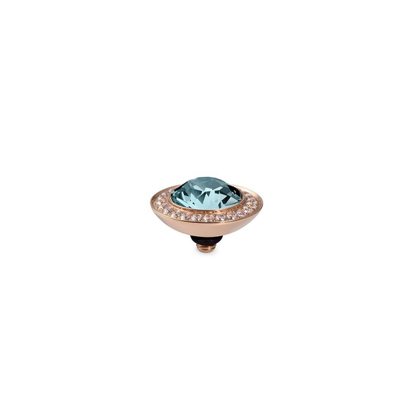 Шарм Qudo Tondo Deluxe Aquamarine 647209 BL/RG